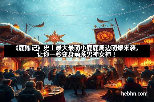 《鹿鼎记》史上最大最萌小鹿鹿周边萌爆来袭,让你一秒变身萌系男神女神!